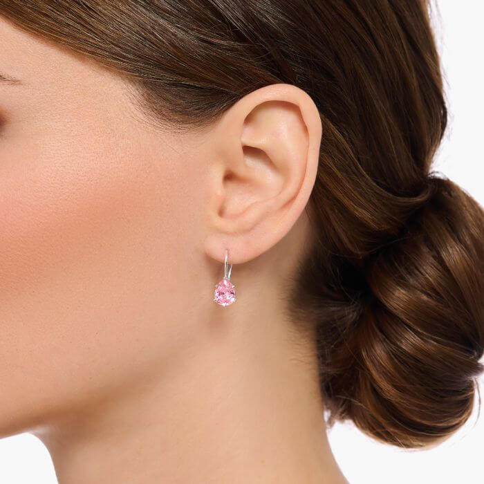 Thomas Sabo Pink Drop Korvakorut H2290-051-9