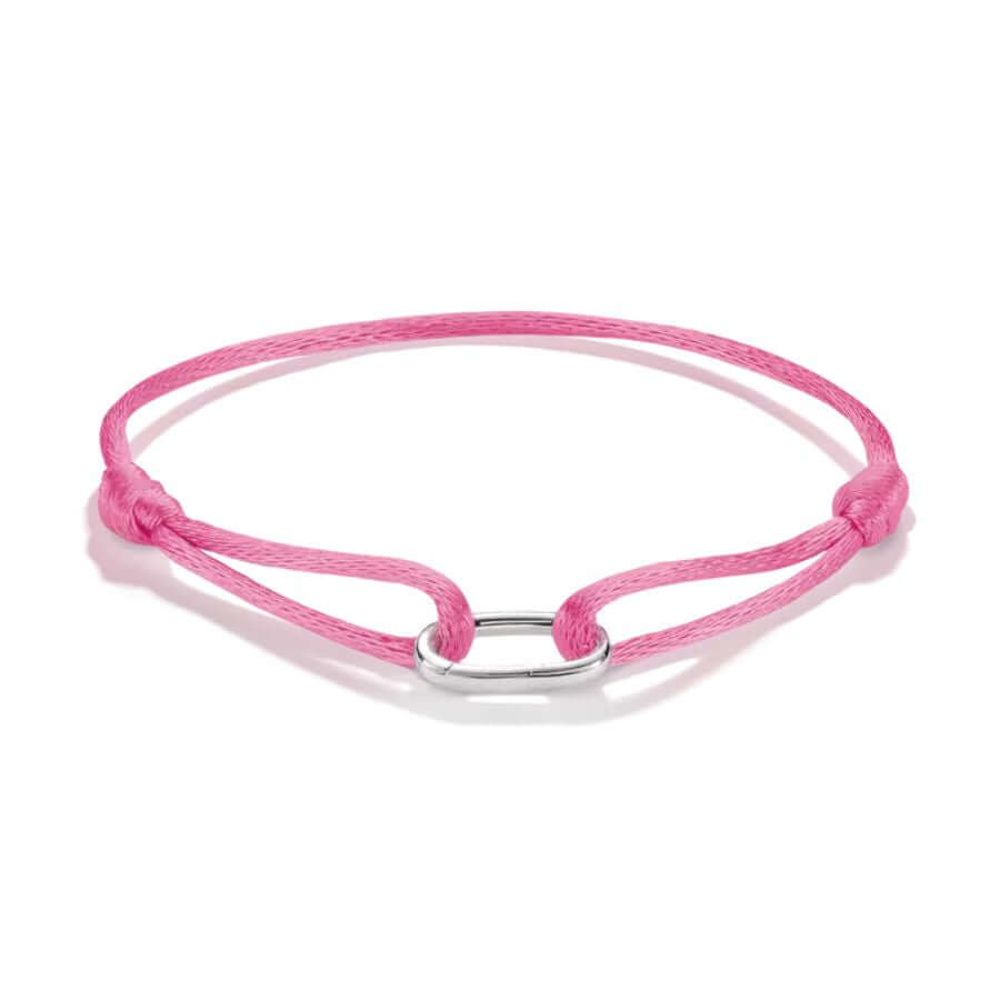 Thomas Sabo Pink Textile Connect Link Rannekoru C1210-M04-9-L20v