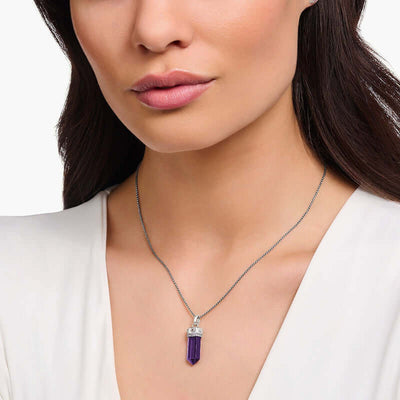 Thomas Sabo Silver Blackened Pendant Riipus PE955-640-13