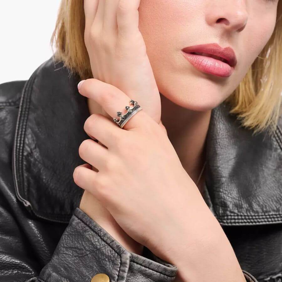 Thomas Sabo Kruunu Sormus TR2208-643-11