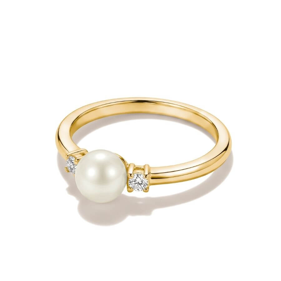 Thomas Sabo Pearl With White Zirconia Sormus TR2370-M01-14