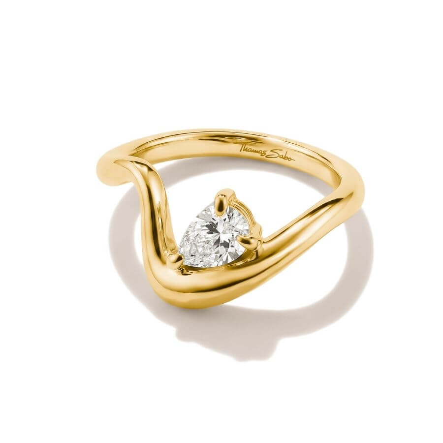 Thomas Sabo Teardrop Shape Sormus TR2543-M01-14