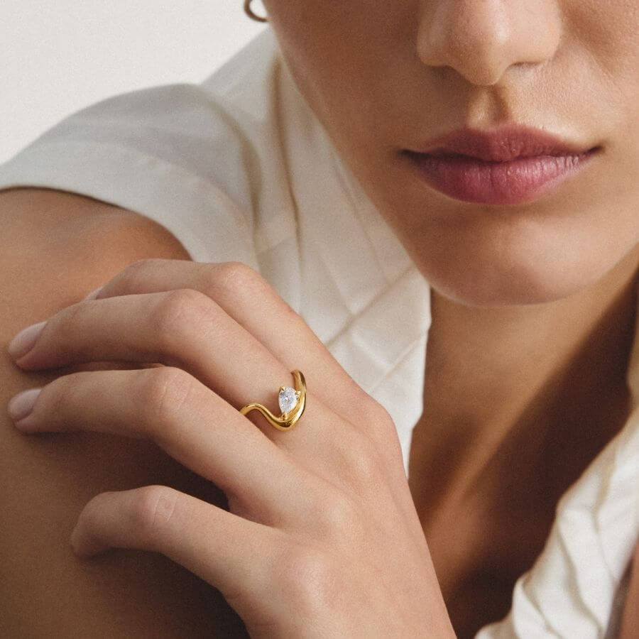 Thomas Sabo Teardrop Shape Sormus TR2543-M01-14