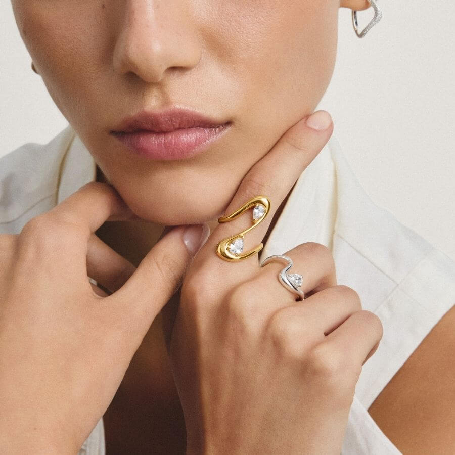Thomas Sabo Teardrop Shape Zirconia Sormus TR2545-M01-14