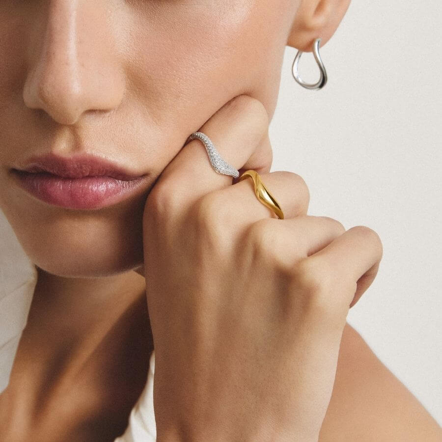 Thomas Sabo Wave Shape Sormus TR2546-051-14