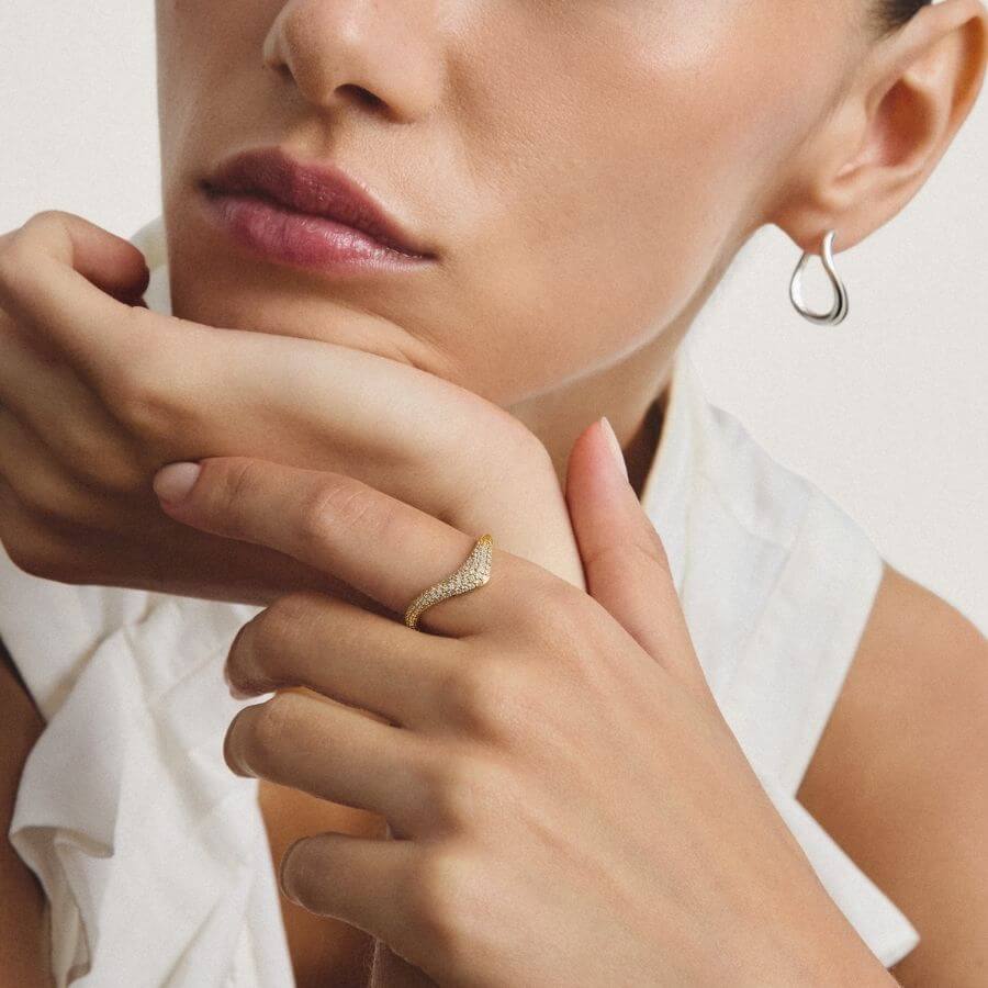 Thomas Sabo Wave Shape Sormus TR2546-M01-14