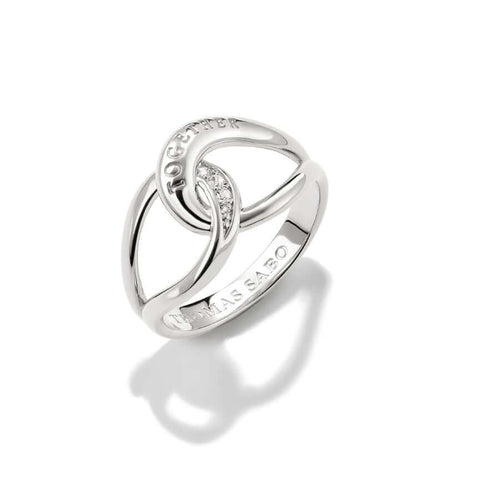 Thomas Sabo Together White Zirconia Sormus TR2547-051-14