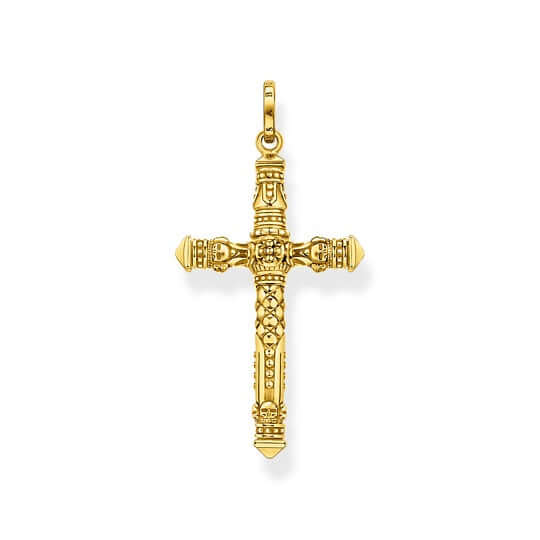 Thomas Sabo kultainen ristiriipus PE912-413-39