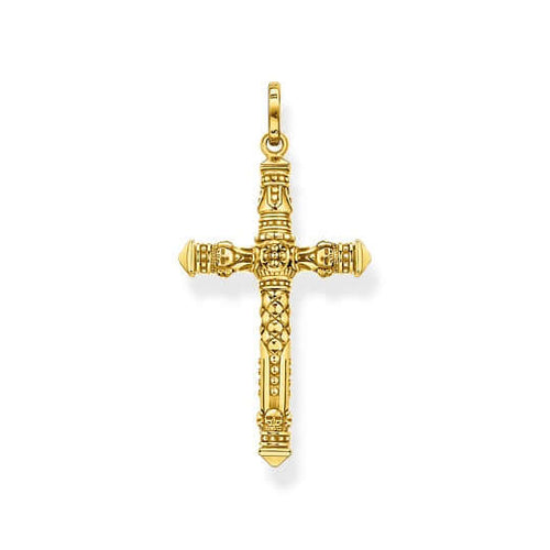 Thomas Sabo kultainen ristiriipus PE912-413-39