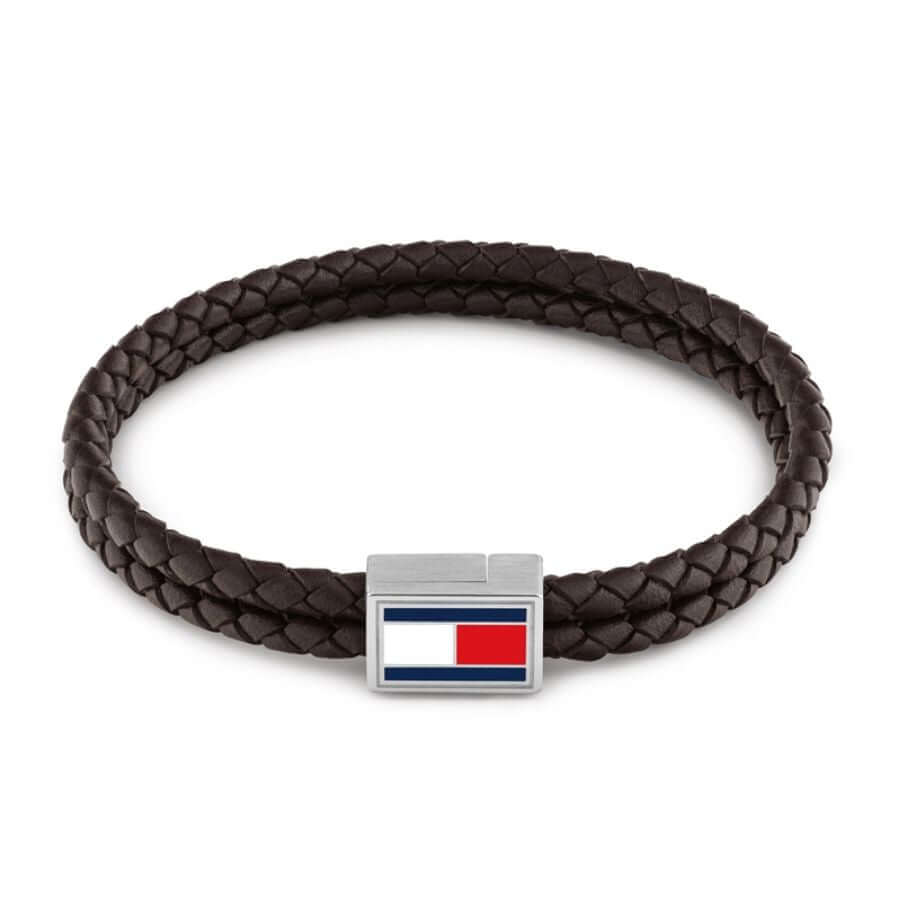 Tommy Hilfiger 3D Flag Nahka Rannekoru THJ2790754