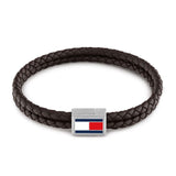 Tommy Hilfiger 3D Flag Nahka Rannekoru THJ2790754