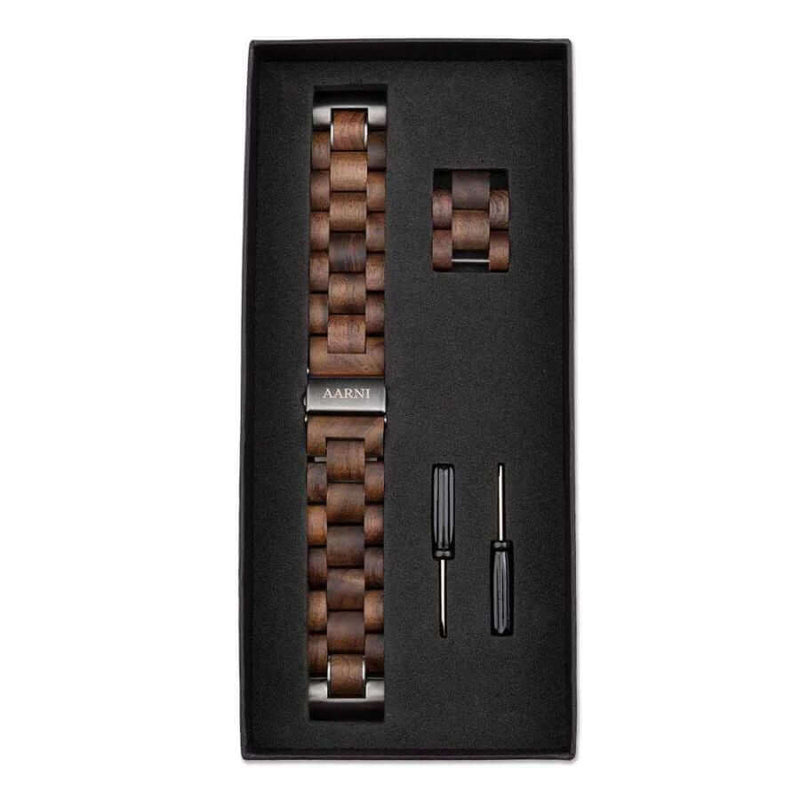 Aarni Pähkinäpuinen Kelloranneke 20 mm