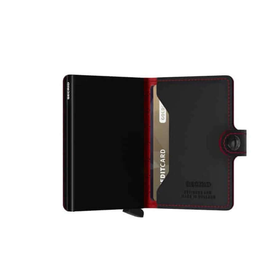 Secrid Miniwallet fuel black red 