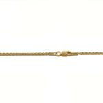 14k Kultainen kaulaketju 1 mm - 42 cm