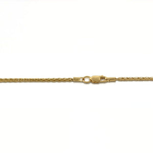 Kultainen kaulaketju (1,0 mm / 42 cm)