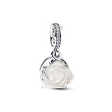 Pandora Valkoinen Ruusu Dangle Charm Hela 793200C01