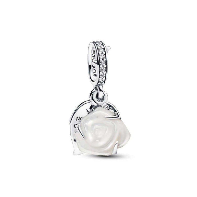 Pandora Valkoinen Ruusu  Dangle Charm Hela 793200C01