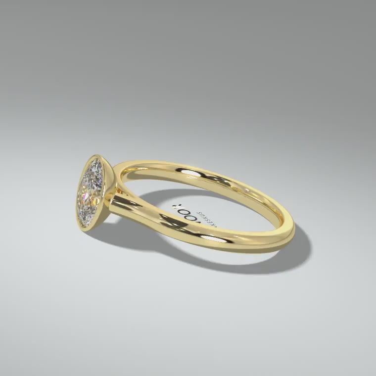 Kohinoor Ellen Bezel Timanttisormus 033L-819-50