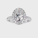 Festive Selena Halo Timanttisormus 729-126
