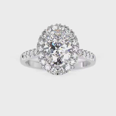 Festive Selena Halo Timanttisormus 729-126