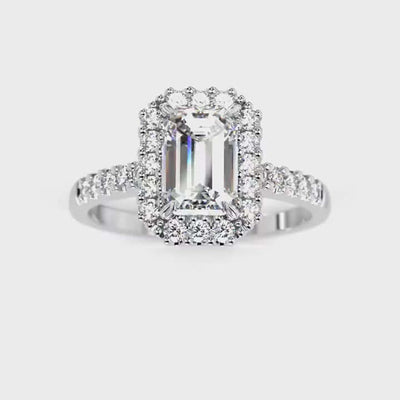 Festive Serena Halo Timanttisormus 724-116