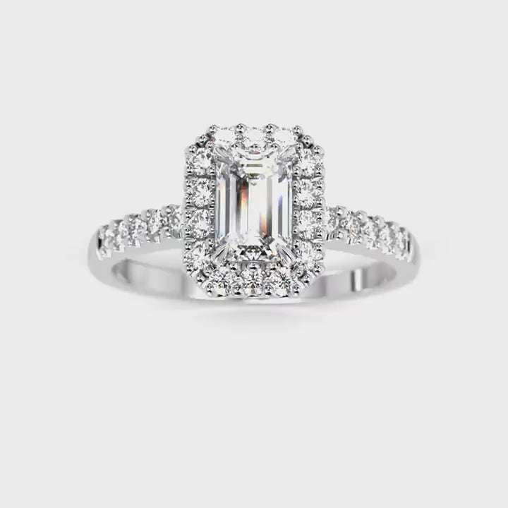 Festive Serena Halo Timanttisormus 723-074