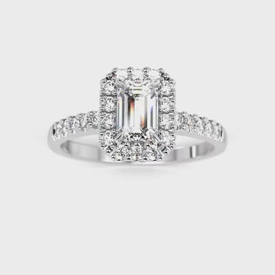 Festive Serena Halo Timanttisormus 723-074
