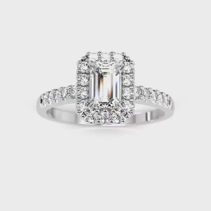 Festive Serena Halo Timanttisormus 723-074