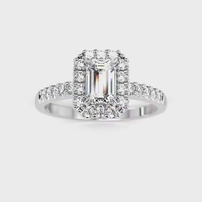 Festive Serena Halo Timanttisormus 723-074