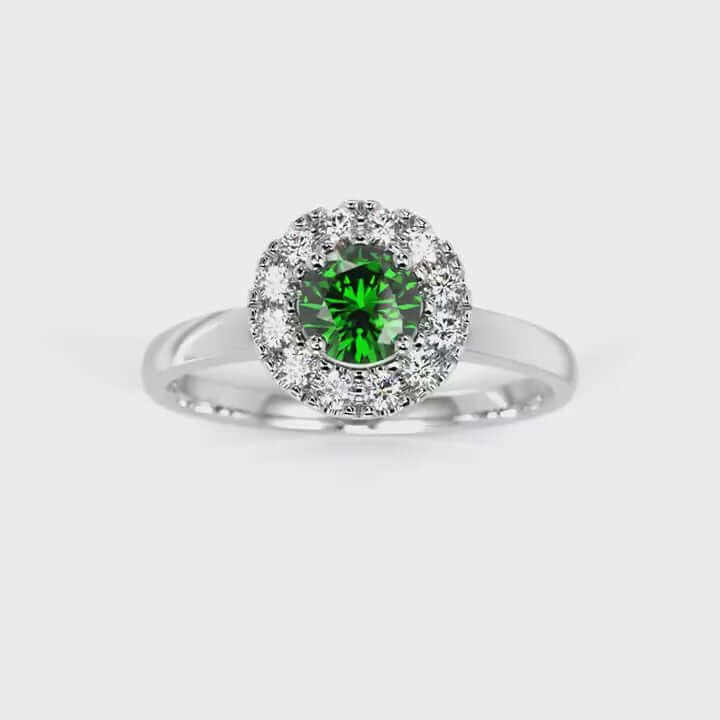 Festive Isabella Green Timanttisormus 594-042G