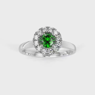 Festive Isabella Green Timanttisormus 594-042G