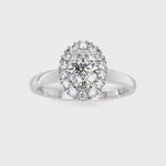 Festive Selena Halo Timanttisormus 726-064