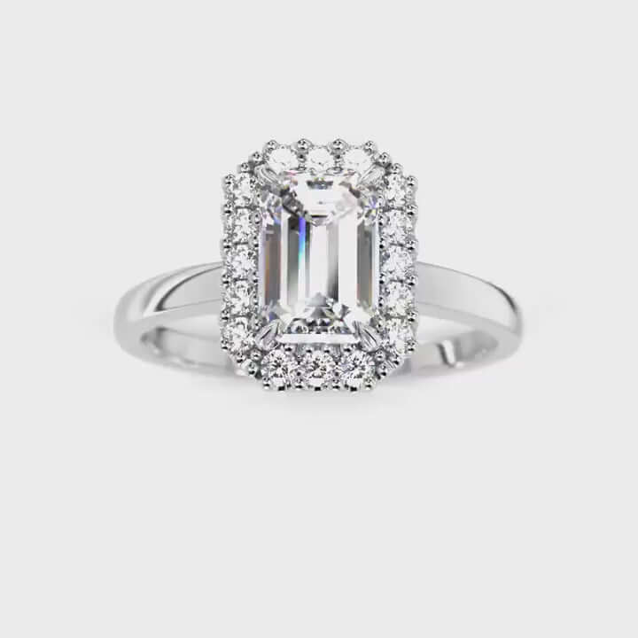 Festive Serena Halo Timanttisormus 725-126