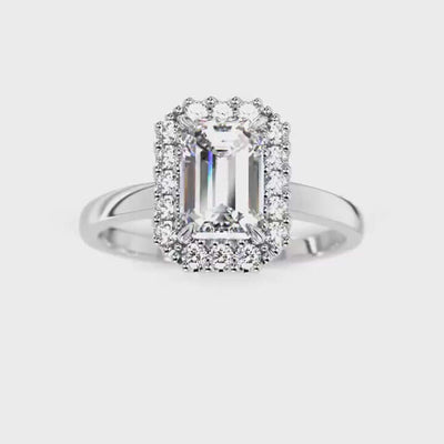 Festive Serena Halo Timanttisormus 725-126