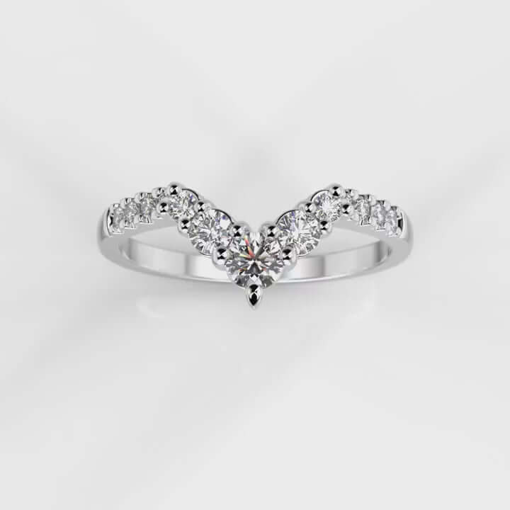 Festive Juliette Side timanttisormus 676-021