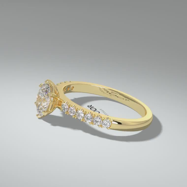 Kohinoor Theia Ovaali Timanttisormus 033-461-62L
