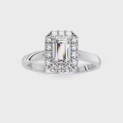Festive Serena Halo Timanttisormus 722-064