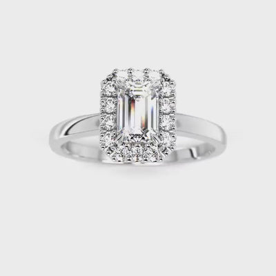 Festive Serena Halo Timanttisormus 722-064