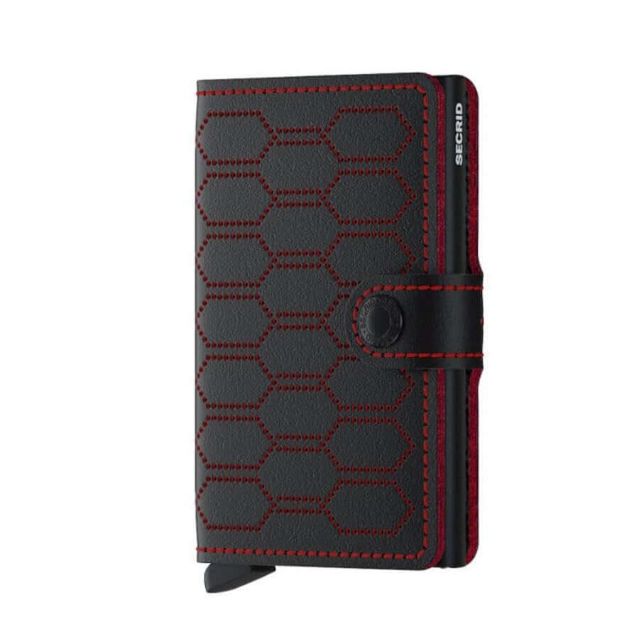 Secrid Miniwallet fuel black red lompakko