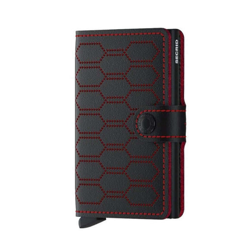 Secrid Miniwallet fuel black-red lompakko