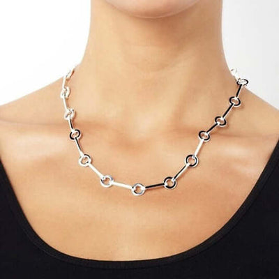 Efva Attling Ring Chain Necklace kaulakoru  10-100-00052