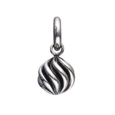 Hopeinen Twisted ball riipus 4008706