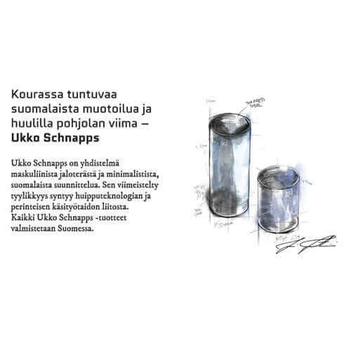 Ukko Schnapps XO snapsilasi