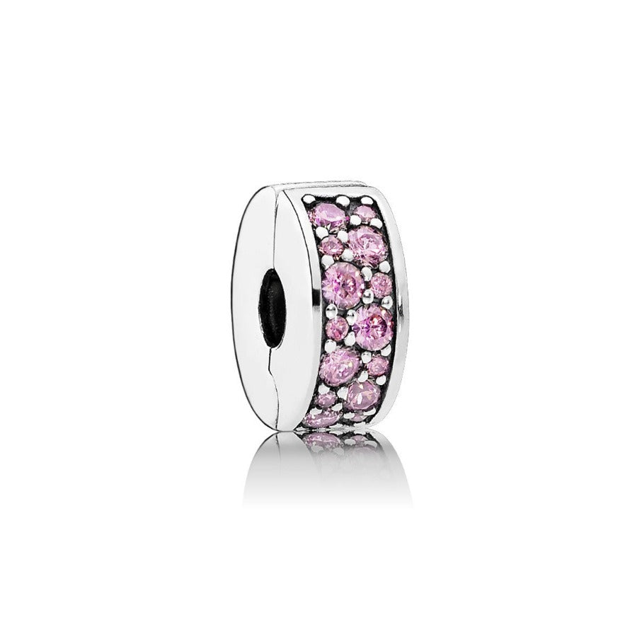 Pandora Pavé Pink Shining Elegance lukkopala 791817PCZ