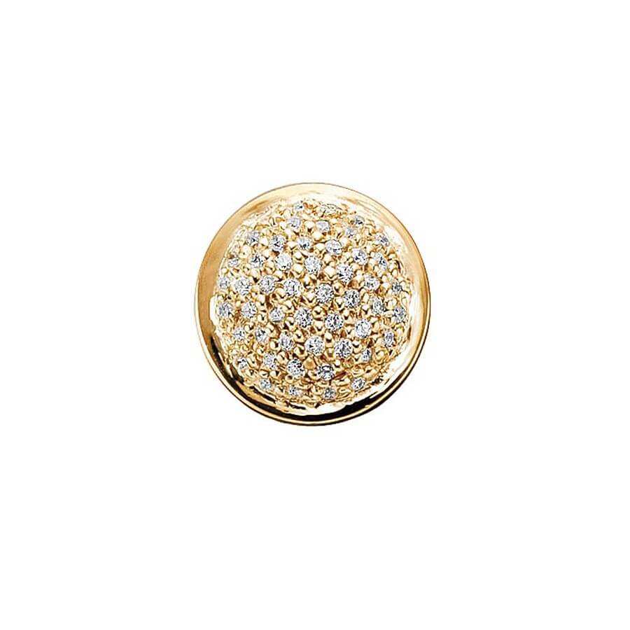 Story by Kranz Pave button with cz 5208895