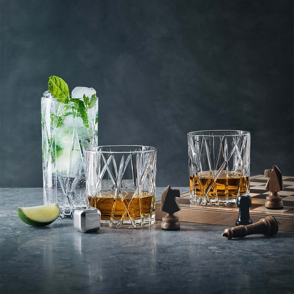 Orrefors City Lasinalunen "coaster" 4-pack 6310304
