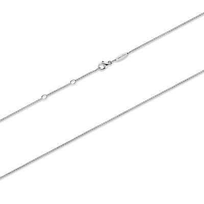 Thomas Sabo tummennettu Hopeaketju Ke1106-637-12, tyylikäs ankkuriketju, papukaijalukko ja 1 mm paksuus.