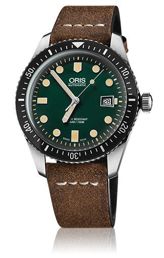 Oris Divers Sixty-five green