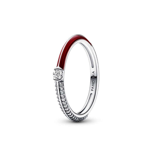 Pandora ME Pavé & Red Dual sormus 192528C01