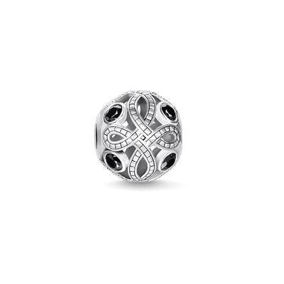 Thomas Sabo Karma Bead BLACK LOVE KNOT K0264-643-11